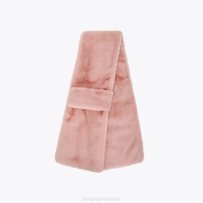 Kurt Geiger mujer bufanda de amapola de Londres 2LPR514 | accesorios rosa